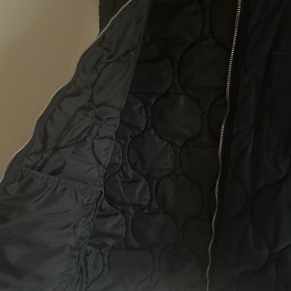 Lined and padded 100% Cotton Vest, River Island - Picture 2 of 3